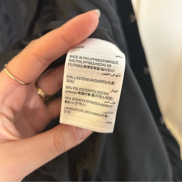 I.N.C International Concepts Velvet Military black jacket - Picture 10 of 10